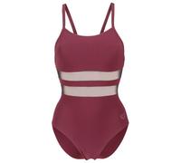 Arena - Women's Mesh Equals Swimsuit Back B - Maillot de bain - 46 - bordeaux