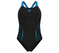 Arena - Women's Poseidonia Swimsuit Swim Pro Back LB - Maillot de bain - 40 - black / turquoise