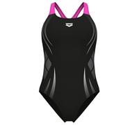 Arena - Women's Poseidonia Swimsuit Swim Pro Back - Maillot de bain - 38 - black / shocking pink
