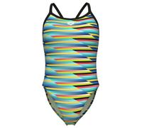 Arena - Women's Racing Stripe Swimsuit X-Criss Cross - Maillot de bain - 42 - black multi / black