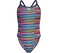 Arena - Women's Racing Stripe Swimsuit X-Criss Cross - Maillot De Bain Taille 36, Multicolore