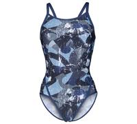 Arena - Women's Scratched Swimsuit Super Fly Back - Maillot de bain - 36 - multi black / navy