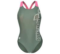 Arena - Women's Scratchy Swimsuit V Back - Maillot de bain - 34 - sage / shocking pink