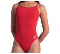 Arena - Women's Swimsuit Lace Back Solid - Maillot de bain - 42 - red / white
