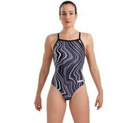 Arena Women's Swimsuit Lightdrop Back Marbled Black Black Multi Taille: 40 | Maillots une pièce Outlet | Femme | Le Noir