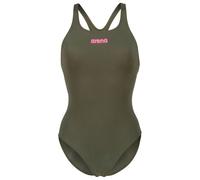 Arena - Women's Team Swimsuit Swim Pro Solid - Maillot de bain - 32 - dark sage / shocking pink
