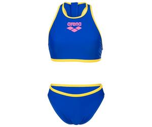 Arena - Women's Y-Line Two Pieces Solid L - Bikini - 34 - neon blue / yellow star