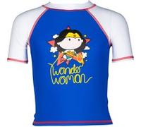 Arena Wonder Woman Kids Girl Uv S/s Tee Neon Blue-white Taille: 6-7 | T-Shirts Outlet | kids | Bleu