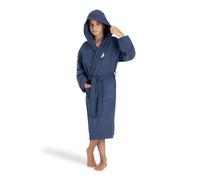 arena Zeal Plus Junior Peignoir Microfibre Garçons et Filles, Peignoir Microfibre avec Capuche et Poches, Peignoir Unisexe à Séchage Rapide, Confortable et Léger