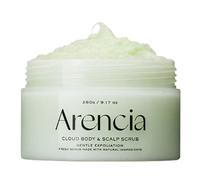 Arencia Fresh Cloud Gommage corps et cuir chevelu, Géranium et primevère - 260 g
