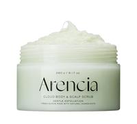 ARENCIA - Gommage corporel et cuir chevelu au sel de mer Fresh Cloud de Arencia (vert) : exfoliant, éliminateur d'imperfections pour une peau douce et soyeuse