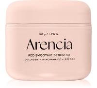 Arencia Overnight Red Smoothie Face Mask Serum, Glowing & Soothing with 30% red collagen, Niacinamide, Peptide, Vitamin E