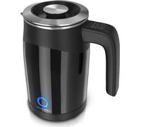 Arendo Bouilloire 0,5 l, 1100 W, acier inoxydable Bouilloire de voyage mini, réglage de la température, noir