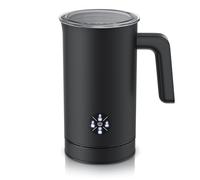 Arendo - Mousseur à lait électrique 4 en 1 - Boîtier double paroi - 4 programmes - Moussage chaud et froid - Mousse solide crémeuse - 150-300 ml - Anti-adhésif