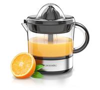 Arendo - Presse-agrumes électrique en acier inoxydable - Presse-agrumes presse-citron - Presse-agrumes - Presse-agrumes de 1,2 litre - Cône de presse à deux sens de rotation - Sans BPA