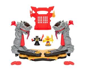 Arène de Combat Ninja Star Légendes d’Akedo Ninja Fury, Nouveau Lanceur d’étoiles Ninja, Lance des étoiles Ninja pour Gagner, Plus de 35 Effets sonores de Combat, 2 Guerriers EXCLUSIFS