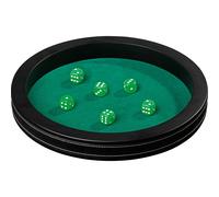 Philos-Spiele Arène de dés Jeu de 421 Façon cuir 40 cm