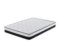 Arensberger Emilia Matelas 90 x 200 cm à Ressorts avec Mousse Gel et surmatelas intégré, Hauteur Ergonomique 23 cm, dureté H3/H4, Ressorts ensachés HR 90 x 200 cm, à élasticité ponctuelle