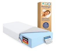 Arensberger LINA Matelas en mousse gel 140 x 200 cm - 11 cm NANOCELL® Gel Foam - Degré de fermeté H3 - Respirant - Revêtement amovible 240 g/m² - Lavable jusqu'à 60 °C - Matelas