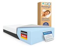 Arensberger SARA Matelas en mousse gel 160x200 cm - 16 cm mousse gel NANOCELL® - Degré de fermeté H3 - Respirant - Housse amovible 240g/m² - Lavable jusqu'à 60°C - Matelas roulé matelas de confort