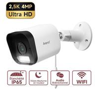 ARENTI 2,5K/4MP Caméra Surveillance Wi-FI Extérieure, Caméra IP 2,4GHz, IP65 Étanche, Audio Bidirectionnel