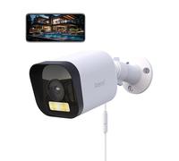 ARENTI 2,5K/4MP Caméra Surveillance Wi-FI Extérieure, Caméra IP 2,4GHz, IP65 Étanche, Audio Bidirectionnel, Détection Intelligente, Enregistrement 24/7, Alerte Instantanée et Sirène, Vision Nocturne