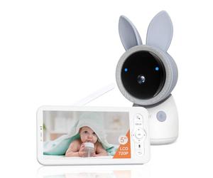ARENTI AINanny A4 Kit Plus 4MP Vidéo Babyphone avec Écran LCD 5" Pivotant et Inclinaison avec Suivi Auto