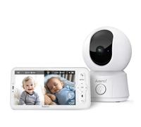ARENTI AINanny B2 Kit de babyphone vidéo Full HD avec écran LCD de 12,7 cm (5") avec Fonction panoramique et Inclinaison avec Suivi Automatique