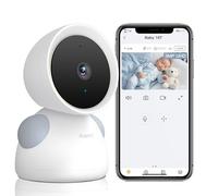ARENTI Babyphone Caméra 3MP, Caméra Surveillance Bébé WiFi, Détection Intelligente, Audio Bidirectionnel, Vision Nocturne, Veilleuse, Berceuses, Détection de la Température/l'Humidité