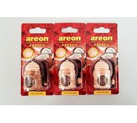 AREON 3 X Haute qualité de Voiture Parfume Airfresher Fresco différents Parfum - Noix de Coco