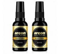 Areon Black Force Silver Vaporisateur de parfum de qualité 30 ml