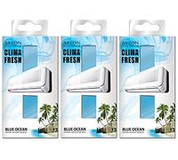 Areon Désodorisant maison Clima Fresh Océan Bleu Rafraîchisseur d'air Lot de 3