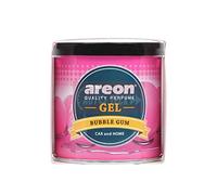 AREON Désodorisant pour voiture en gel - Parfum chewing-gum - Rose - Boîte de gelée sous le siège - Maison cachée - Lot de 1
