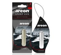 Areon – Désodorisant liquide pour voiture – Pendentif 3D argenté – Longue durée – 5 ml – 1 pièce