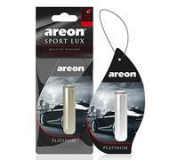 AREON - Désodorisant liquide pour voiture - Pendentif platine - Longue durée de vie - 3D - 5 ml