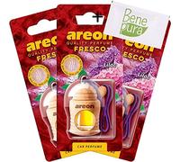 Areon Fresco Lot de 3 désodorisants pour voiture Parfum lilas 4 ml