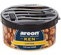 AREON Ken Désodorisant Voiture Café en Pot Couvercle Ventilé Réglable 3D (Lot de 1)