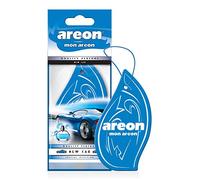 AREON Mon Désodorisant Voiture Neuve Odeur Neuf Senteur Rétroviseur Pendu Bleu Maison (New Car Lot de 1)