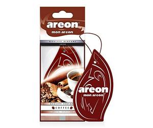 AREON MON Lot de 12 désodorisants à suspendre pour voiture Design moderne Parfum café