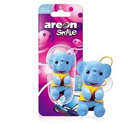 AREON Smile Lot de 3 désodorisants pour voiture - Parfum amusant à suspendre - Motif éléphant bleu