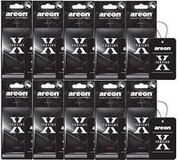 AREON X Désodorisant Voiture Rétroviseur Pendu Fête Noir 2D (Party Lot DE 10)