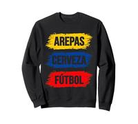 Arepas Cerveza et Futbol Culture colombienne Sweatshirt