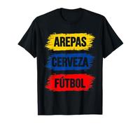 Arepas Cerveza et Futbol Culture colombienne T-Shirt