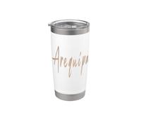 Arequipa Pérou Design vintage élégant Gobelet isotherme en acier inoxydable double paroi