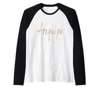 Arequipa Pérou Design Vintage élégant Manche Raglan