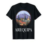 Arequipa Pérou Vintage Retro Volcan City Travel Design T-Shirt