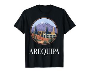 Arequipa Pérou Vintage Retro Volcan City Travel Design T-Shirt
