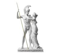 Ares and Aphrodite Figurine en résine - Statue de guerrier et déesse de la mythologie grecque pour décoration d'intérieur, décoration d'art classique pour table, studio ou présentation de croquis de