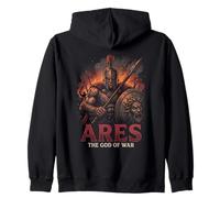 Ares God of Courage and War Mythologie Grecque Spartiate Sweat à Capuche