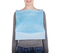 Areso | Bavoir Jetable Adulte Lot De 100 avec Poche Attrape-Miettes, Bavoirs imperméables pour hommes et femmes, Idéaux pour les Personnes Âgées